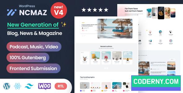 Ncmaz v4.3.10 WordPress Theme