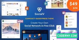 SocialV v2.0.10 WordPress Theme Free Download