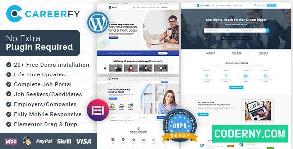 Careerfy v9.6.0 WordPress Theme